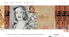 Desktop Screenshot of claire-foy.com